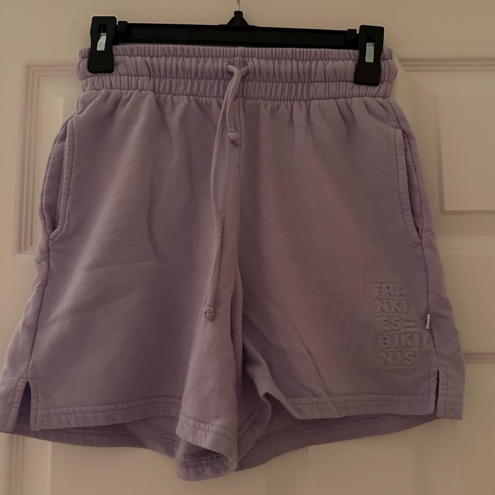 Frankie’s Bikinis lilac sweatshorts